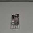 Kassa Fine Tip White Chalk Markers - 4-Pack, 3 mm Dual-Ended Bullet & Chisel - Erasable Liquid Chalk - Dust-Free on Boards, Windows & Mirrors
