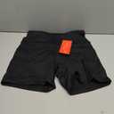 THE GYM PEOPLE High Waist Yoga Shorts for Women's Tummy Control Fitness Athletic Workout Running Shorts with Deep Pockets (Medium, Black)