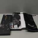 MZOO Luxury Sleep Eye Mask for Side Sleeper Men Women, Zero Eye Pressure 3D Sleeping Mask, Light Blocking Patented Design Night Blindfold, Soft Eye Shade Cover for Travel, Black