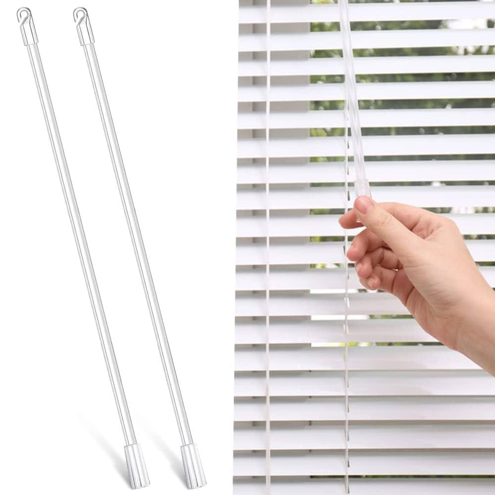 Generic Long Clear Blind Tilt Wand Replacement with Hook and Grip (4 Pack - 36"")