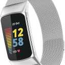 WITHit Stainless Steel Mesh Band for Fitbit Charge 5