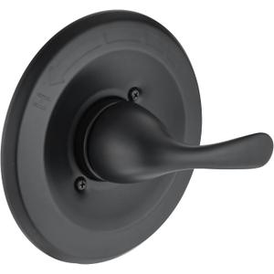Replacement for Delta 13/14 Series Shower Trim Kit, Shower Cover Plate with Handle, Matte Black(Valve& Catridge Not Inclued)