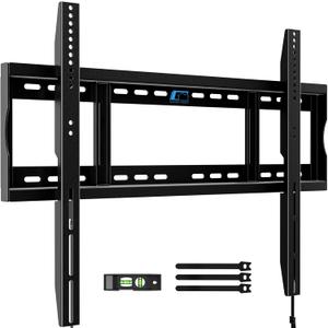 HOME VISION Heavy Duty Fixed TV Wall Mount Holds up to 264Lbs, for Most 42-100 inch Flat Curved TVs Wall Mount Bracket Fits 16"/18"/24" Studs VESA 800x600mm Low Profile Space Saving for LED OLED LCD