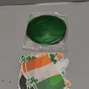 72 Pieces St Patrick's Day Hanging Swirls Decorations, Green Lucky Irish Shamrock Clover Leprechaun Horseshoe Sign Foil Hanging Swirls Ceiling Decor for Home Class Office Party Decorations