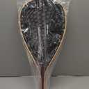Landing Net for Fly Fishing, Trout Fishing Net, Soft Rubber Catch and Release Fish Net with Wooden Handle