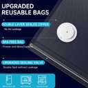 Handheld Vacuum Sealer for Food with 22 Reusable Sous Vide Bags, Compact Cordless Sealer Machine for Travel, Fresh & Save Meal Prep