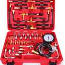 BETOOLL Pro Fuel Injection Pressure Tester Kit Gauge 0-140 PSI