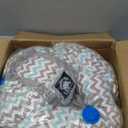The Original Hugaboo Infant Sitting Chair - Blue Chevron , 3-10 Month