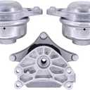 MOTOKU Driver and Passenger Side Engine Motor Mount and Rear Transmission Mount for Mercedes C300 C350 CL550 CLS400 CLS550 CLS63 AMG E250 E300 E350 E400 E550 E63 AMG S