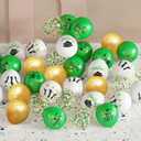 2026 Graduation Party Decorations, 68pcs Graduation Balloons Green and Gold Grad Decor for College High School Class of 2026 Congrats Grad Party Decor