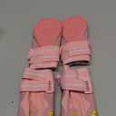 QUMY Dog Shoes, Paw Protectors for Winter Snowy Day, Summer Hot Pavement, Water-Resistant in Rainy Weather, Outdoor Walking, Indoor Hardfloors Skid-Resistant Sole (Size 6: 2.6''x3.0''(W*L) (Pack of 4))