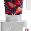 Chefman Obliterator 48 oz Countertop Blender for Smoothies, 1380W Motor to Crush Ice, Nuts, and Frozen Fruit with Stainless Steel Blade, Auto Blend Function, Includes Tamper and Scraper - Concrete