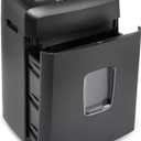 Amazon Basics 15-Sheet Cross Cut Paper Shredder for Home and Office, CD/Credit Card Shredder with 6 Gallon Wastebasket, Black