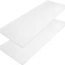 Amylove 1 Pack Polyurethane Foam 1/2" x 24" x 72" High Density Cushion Upholstery Foam Sheet for Seat Replacement DIY Projects Chairs Headboards Sofas Home (White)