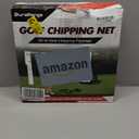 Pop-Up Golf Chipping Net - Ultimate Target Training Chip Aids for Precision & Distance, Outdoor | Indoor Practice, Golfer Gift (1 Black Net+ 2 Mats+ 12 Balls + 6 Greeting Cards)