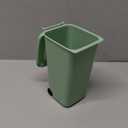 1pcs Mini Trash Can with Lid Compact Desktop Garbage Holder for Office Bedroom and Car Versatile and Design for Organizing Small Items and Waste