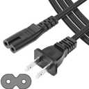 Kimaru TV Power Cord for Samsung LG TCL Sony LED LCD Insignia Sharp Toshiba JVC Hisense Electronics (4Ft Cable)