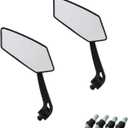 OSAN Custom Universal Motorcycle Rearview Side Mirrors for Sports Bike Choppers Cruiser