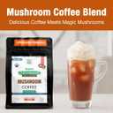 Strong Organic 10 Mushroom Coffee (7 Oz, 60 Servings) - Great Tasting Arabica Instant Coffee Infused with 10 Magical Superfoods: Lion's Mane, Reishi, Chaga, Cordyceps, Shiitake, Maitake, Turkey Tail, and King Trumpet (EXP 08/01/26)