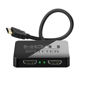 4K HDMI Splitter 1 in 2 Out Mirror Display Not Expand, Dual HDMI Splitter Hub to Dual Monitors Multi-Scree Displays Audio Synchronization, Compatible for MacBook Laptop Desktop PC Graphics Card TV