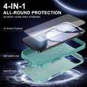 for iPhone Air Case [Shockproof] [Dropproof] [Heavy Duty Protection] [Pocket-Friendly] Slim & Tough Non-Slip Protective Phone Cover for iPhone Air 6.5inch, Mint Green