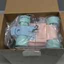 Kids Roller Skates for Boys & Girls Adjustable Quad Skates for Age 3-5 Size C6 to C13 3-Stage Skating System with Detachable Toe Cap & Built-in Toe Stop Toddler Skates for Training/Beginner (Macaron)