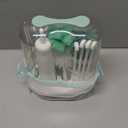 Momcozy Electric Baby Bottle Brush Set with Drying Rack, 7-in-1 Powered Bottle Cleaner & Formula Mixer, Portable Newborn Essentials for Pump Parts & Travel (Green)