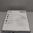 KOHLER 25875-0 Hyten 3" Height, Elevated Soft Close Elongated Toilet Seat, Contoured Seat with Grip-Tight Bumpers, Quick-Attach Hardware, No Slam Toilet Seat, White