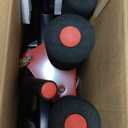 FLYBIRD Ab Workout Equipment, Adjustable Ab Machine Full Body Workout for Home Gym, Strength Training Exercise Equipment for Body Shaping Foldable Waist Trainer Suitable for Beginner Red