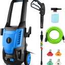 Electric Pressure Washer 5000 PSI 4.0GPM Portable Power Washer with 4 QC Nozzles, 500ML Foam Cannon for Cars/Fences/Driveways/Home/Patios Cleaning, Blue