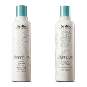 Aveda Shampure Nurturing Shampoo & Conditioner Gift Set | Daily Shampoo & Conditioner for Normal, Fine to Medium Hair | Silicone Free | Includes 2 Full Size Products