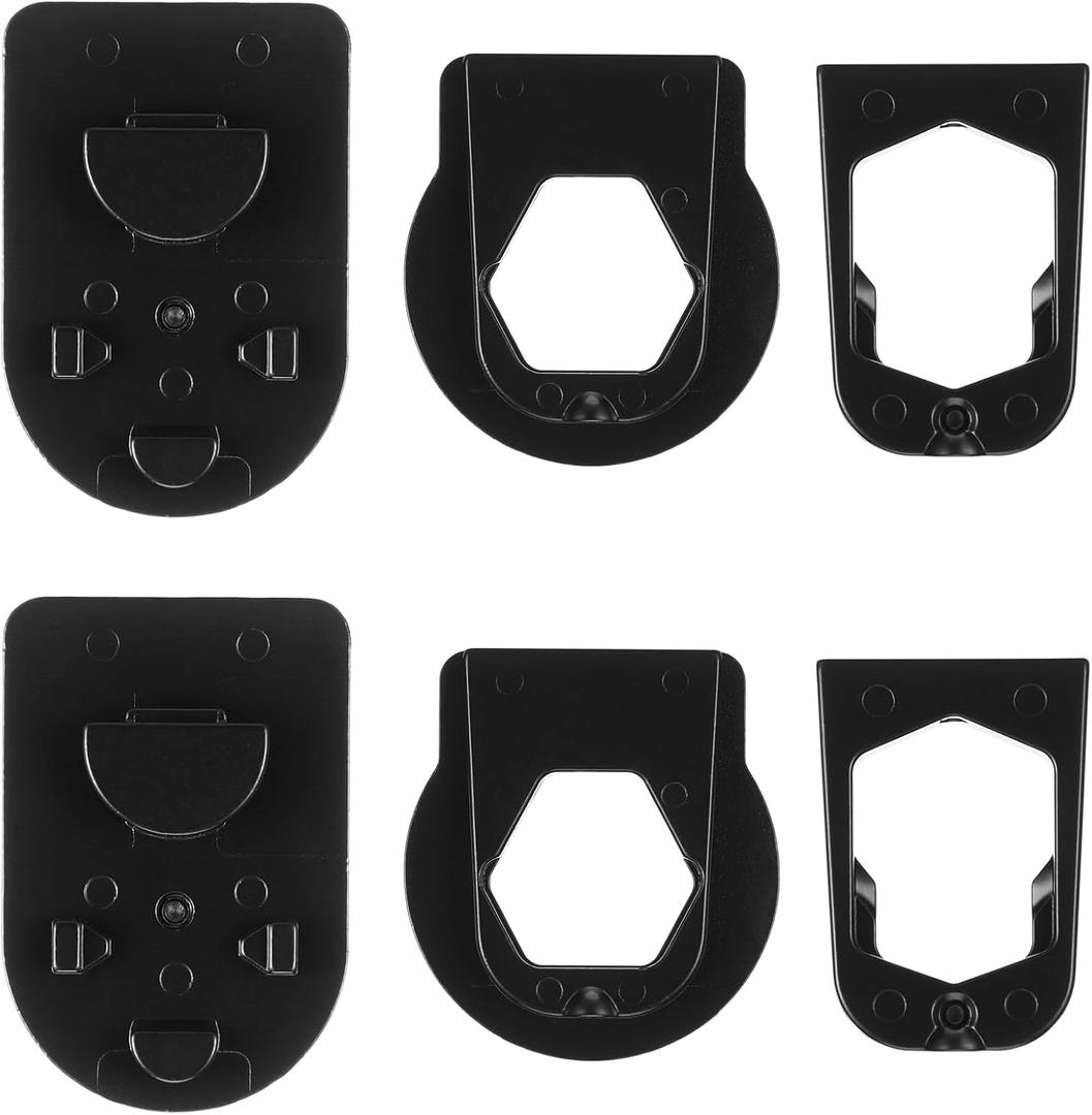 Shimeyao 6 Pcs Rear View Mirror Three Metal Bracket Adapters Rear View Mirror Bracket Adapter to Fit Other Oscillating Accessories