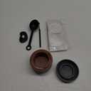 Reusable Vertuo Capsule Pods Kit for Nespresso with 100PC AL Foil Seals Lids, Refillable Coffee Pods for VertuoLine Compatible with Nespresso VertuoPlus Espresso Machine