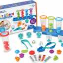 Learning Resources Silly Science Fine Motor Sorting Set - 55 Pieces, Age 3+ Educational Toy, Preschool Fine Motor Skills, PreK Manipulatives