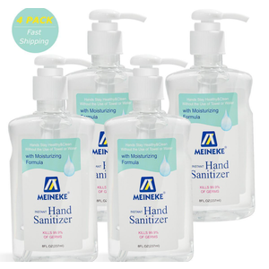8 Fl. Oz. Advanced Hand Sanitizer Gel with 62% Alcohol Based,4 Pack