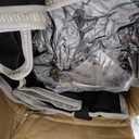 Portable Camping Cot, Sleeping Cots for Adults, 28" Extra Wide Folding Cot Max Load 600LBS with Thick Mattress, Portable Camping Bed for Outdoor Camp/Office, Home Nap (Black+Grey)