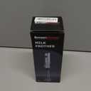 Bonsenkitchen Rechargeable Milk Frother with Stand, 3-Speed Handheld Coffee Frother, Dual Spring Whisk Electric Hand Frother Wand Drink Mixer for Matcha Lattes Cappuccino, Kitchen Gifts (Silver)