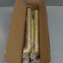 Industrial Retro Wall Mounted Pipe Shelf Bathroom Hanging Towel Rack,Metal Bedroom Clothing Rod Garment Rack,Display Stand (One Pipe Shelves, Gold, 24" L x 11.8" D)