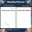 3 x 2026-2027 Monthly Planner - 9'' x 11'', Monthly Planner/Calendar 2026-2027, from JUL.2026 - Dec. 2027, 18 Month Calendar with Tabs, Premium Paper, Twin-wire Binding, Inner Pocket, Note Pages