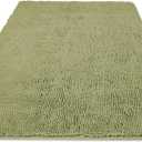Yeaban Bathroom Runner Rug 36 x 60 Inch  Thick Chenille Long Bath Mat | Washable and Absorbent Extra Large Bath Rug Non-Slip, Soft Runner Rug for Bathroom, Shower, Sink - (Sage Green)