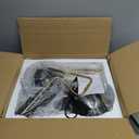 Modern Plug in Wall Sconces Set of 2, Black Swing Arm Wall Lights with ON/Off Switch Cord for Bedroom Living Room