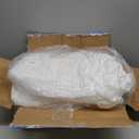 Quilt Bedding Set Twin Size 68 x 86in - 2 Pieces Solid Shabby Chic Farmhouse Ruffles Rustic Coverlet Lightweight Fluffy Summer Oversized Ruffled Bedspread with Shams for Women Men White