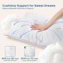 JOLLYVOGUE Pillows King Size Set of 4, Bed Pillow for Side, Back, and Stomach Sleepers, Down Alternative Filled Pillows, Luxury Hotel Quality and Machine Washable, 34" x 17", 4 Pack