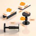 Headboard Stoppers for Wall - Couch Stoppers to Prevent Sliding, 10Pcs (15mm Thick)+10Pcs (5mm Thick) EVA Foam Couch Stoppers and 4Pcs Headboard Stoppers, Easy Install for Bed Cabinet Sofa
