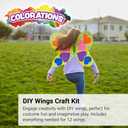 Colorations Decorate Your Own Wings Set of 12 for Kids Arts and Crafts Activity (FLYAWAY), Pack of 12