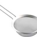 304 Stainless Steel 5.51 inch Fine Mesh Strainers for Kitchen, Colander-Skimmer with Handle, Sieve Sifters for Food, Tea, Rice, Oil, Noodles, Fruits, Vegetable 5.5 inch