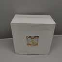 YOUBET 125PCS Scalloped Plastic Plates - Ivory Scalloped Disposable Plates - Gold Plastic Dinnerware Set Include 50 Plates, 75 Gold Silverware for Party & Wedding & Christmas