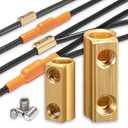 Fineday Wire Connectors Kit, 14 Pcs Terminals with Heat Shrink Tubing, (16-8awg)*8 + (8-4awg)*6