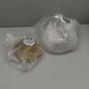 WILON Industrial Semi Flush Mount Ceiling Light, Hallway Light Fixture with Glass Shade, Small Black Kitchen Ceiling Light Fixture Farmhouse Light Fixtures for Entryway Bedroom Bathroom Foyer (7.87 Inch)