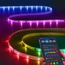 Govee RGBIC LED Strip Lights, Smart LED Lights for Bedroom, Bluetooth LED Lights APP Control, DIY Multiple Colors on One Line, Color Changing LED Strip Lighting Music Sync, Home Decor, 16.4ft